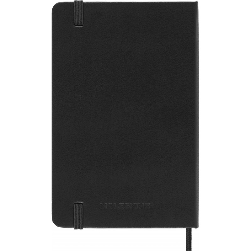 Kalendarz tygodniowy horyzontalny MOLESKINE 2026/27, 18M, P, 9x14cm, twarda oprawa, czarny