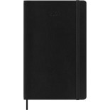 Kalendarz tygodniowy horyzontalny MOLESKINE 2027, 12M, L, 13x21cm, miękka oprawa, czarny