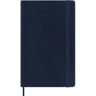 Kalendarz tygodniowy MOLESKINE 2026/27, 18M, L, 13x21cm, miękka oprawa, sapphire blue