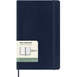 Kalendarz tygodniowy MOLESKINE 2026/27, 18M, L, 13x21cm, miękka oprawa, sapphire blue