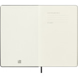 Kalendarz tygodniowy MOLESKINE 2026/27, 18M, L, 13x21cm, twarda oprawa, czarny