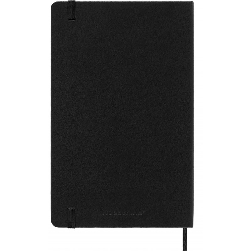 Kalendarz tygodniowy MOLESKINE 2026/27, 18M, L, 13x21cm, twarda oprawa, czarny