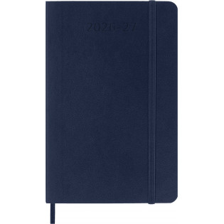 Kalendarz tygodniowy MOLESKINE 2026/27, 18M, P, 9x14cm, miękka oprawa, sapphire blue
