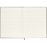 Kalendarz tygodniowy MOLESKINE 2026/27, 18M, XL, 19x25cm, twarda oprawa, czarny