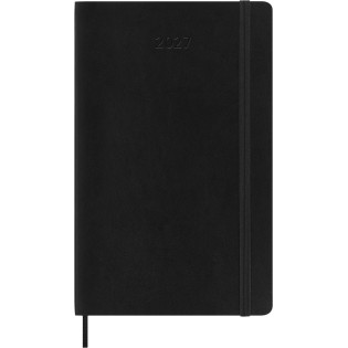 Kalendarz tygodniowy MOLESKINE 2027, 12M, L, 13x21cm, miękka oprawa, czarny