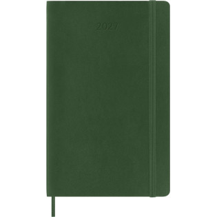 Kalendarz tygodniowy MOLESKINE 2027, 12M, L, 13x21cm, miękka oprawa, myrtle green