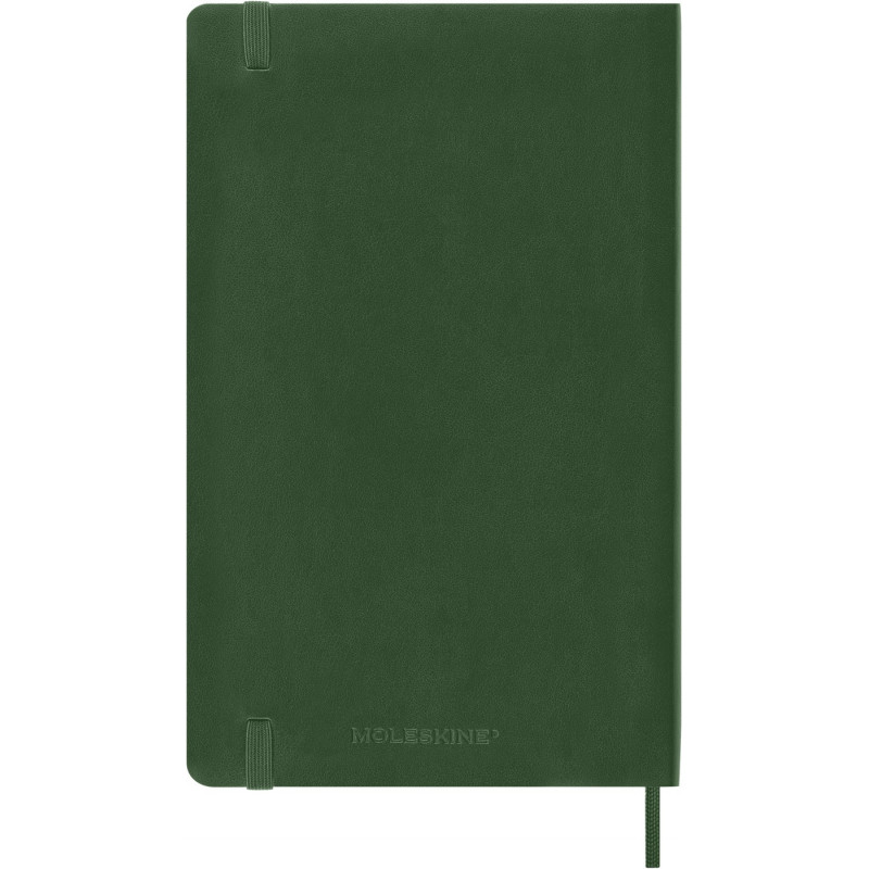 Kalendarz tygodniowy MOLESKINE 2027, 12M, L, 13x21cm, miękka oprawa, myrtle green