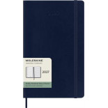Kalendarz tygodniowy MOLESKINE 2027, 12M, L, 13x21cm, miękka oprawa, sapphire blue