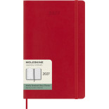 Kalendarz tygodniowy MOLESKINE 2027, 12M, L, 13x21cm, miękka oprawa, scarlet red