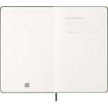 Kalendarz tygodniowy MOLESKINE 2027, 12M, L, 13x21cm, twarda oprawa, myrtle green
