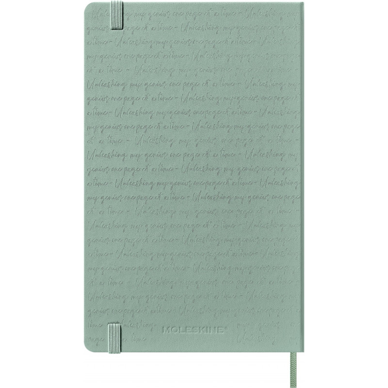 Kalendarz tygodniowy MOLESKINE 2027, 12M, L, 13x21cm, twarda oprawa, Sage Green