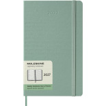 Kalendarz tygodniowy MOLESKINE 2027, 12M, L, 13x21cm, twarda oprawa, Sage Green
