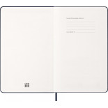 Kalendarz tygodniowy MOLESKINE 2027, 12M, L, 13x21cm, twarda oprawa, sapphire blue