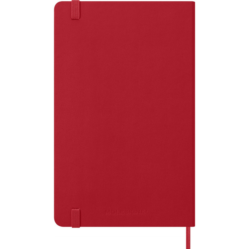 Kalendarz tygodniowy MOLESKINE 2027, 12M, L, 13x21cm, twarda oprawa, scarlet red