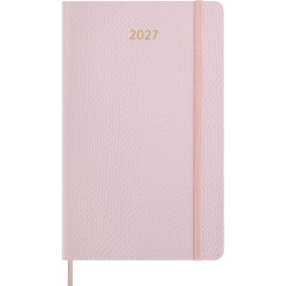 Kalendarz tygodniowy MOLESKINE 2027, 12M, L, 13x21cm, edycja limitowana, syntetyczna skóra węża, box, bordeaux