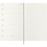 Kalendarz tygodniowy MOLESKINE 2027, 12M, L, 13x21cm, edycja limitowana, syntetyczna skóra węża, box, bordeaux