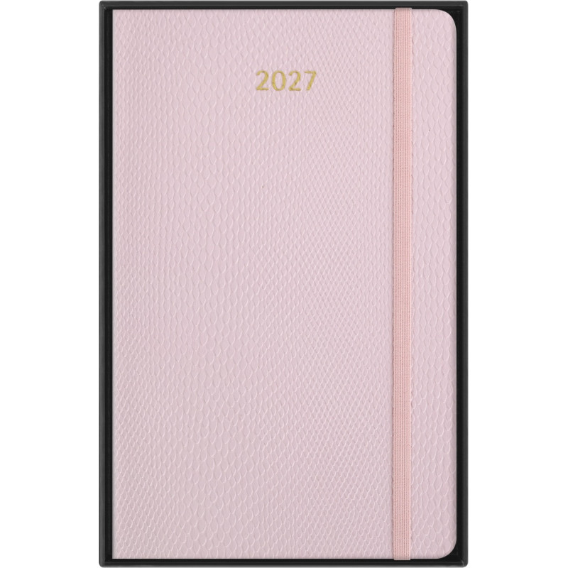 Kalendarz tygodniowy MOLESKINE 2027, 12M, L, 13x21cm, edycja limitowana, syntetyczna skóra węża, box, bordeaux