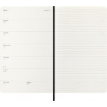 Kalendarz tygodniowy MOLESKINE 2027, 12M, L, 13x21cm, edycja limitowana, syntetyczna skóra węża, box, czarny