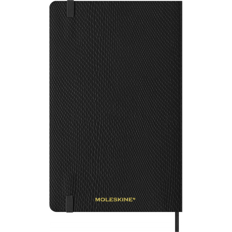 Kalendarz tygodniowy MOLESKINE 2027, 12M, L, 13x21cm, edycja limitowana, syntetyczna skóra węża, box, czarny