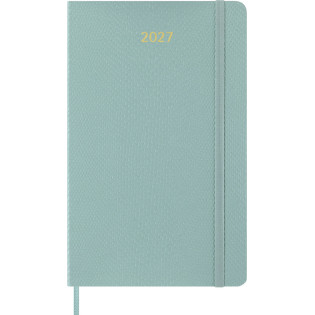 Kalendarz tygodniowy MOLESKINE 2027, 12M, L, 13x21cm, edycja limitowana, syntetyczna skóra węża, box, sage Green