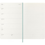 Kalendarz tygodniowy MOLESKINE 2027, 12M, L, 13x21cm, edycja limitowana, syntetyczna skóra węża, box, sage Green