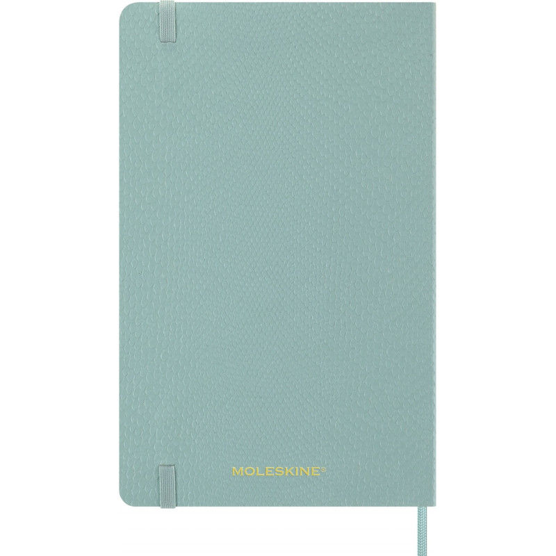 Kalendarz tygodniowy MOLESKINE 2027, 12M, L, 13x21cm, edycja limitowana, syntetyczna skóra węża, box, sage Green