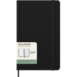 Kalendarz tygodniowy MOLESKINE 2027, 12M, L, 13x21cm, twarda oprawa, czarny