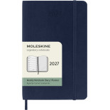 Kalendarz tygodniowy MOLESKINE 2027, 12M, P, 9x14cm, miękka oprawa, sapphire blue