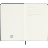 Kalendarz tygodniowy MOLESKINE 2027, 12M, P, 9x14cm, twarda oprawa, sapphire blue