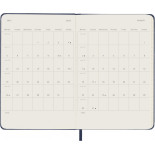 Kalendarz tygodniowy MOLESKINE 2027, 12M, P, 9x14cm, twarda oprawa, sapphire blue