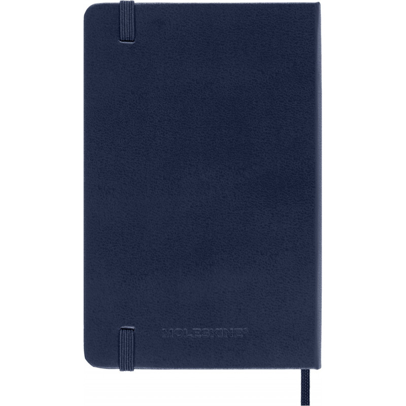 Kalendarz tygodniowy MOLESKINE 2027, 12M, P, 9x14cm, twarda oprawa, sapphire blue