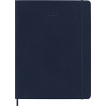 Kalendarz tygodniowy MOLESKINE 2027, 12M, XL, 19x25cm, miękka oprawa, sapphire blue