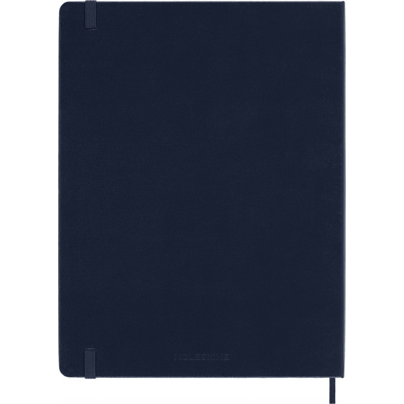 Kalendarz tygodniowy MOLESKINE 2027, 12M, XL, 19x25cm, twarda oprawa, sapphire blue