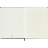 Kalendarz tygodniowy MOLESKINE 2027, 12M, XL, 19x25cm, twarda oprawa, czarny