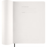 Kalendarz tygodniowy wertykalny MOLESKINE 2027, 13M, XXL, 23,5x28cm, miękka oprawa, czarny