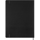 Kalendarz tygodniowy wertykalny MOLESKINE 2027, 13M, XXL, 23,5x28cm, miękka oprawa, czarny