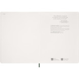 Kalendarz tygodniowy wertykalny MOLESKINE 2027, 13M, XXL, 23,5x38cm, miękka oprawa, myrtle green