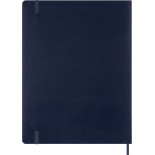 Kalendarz tygodniowy wertykalny MOLESKINE 2027, 13M, XXL, 23,5x28cm, miękka oprawa, sapphire blue