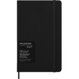 Kalendarz tygodniowy MOLESKINE Smart 2027, 12M, L, 13x21cm, twarda oprawa, czarny
