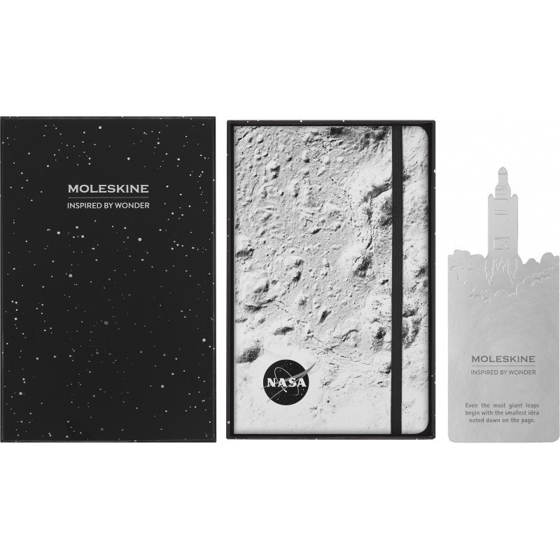 Notes MOLESKINE NASA, L, w linie, box