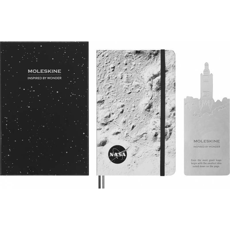 Notes MOLESKINE NASA, L, w linie, box