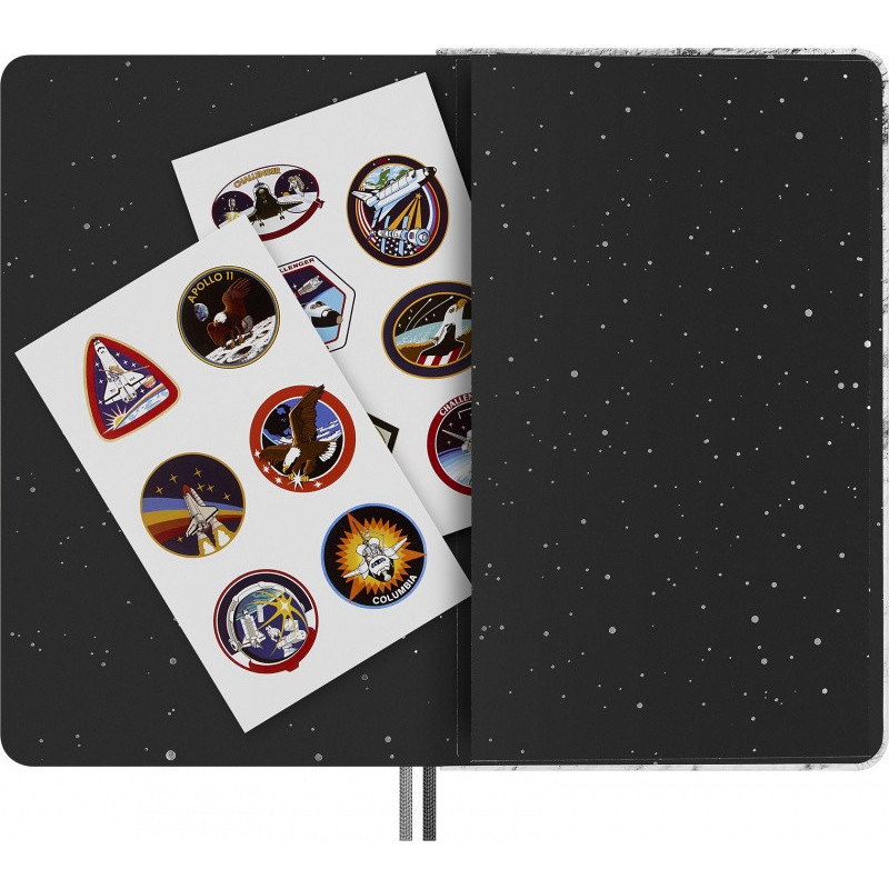 Notes MOLESKINE NASA, L, w linie, box