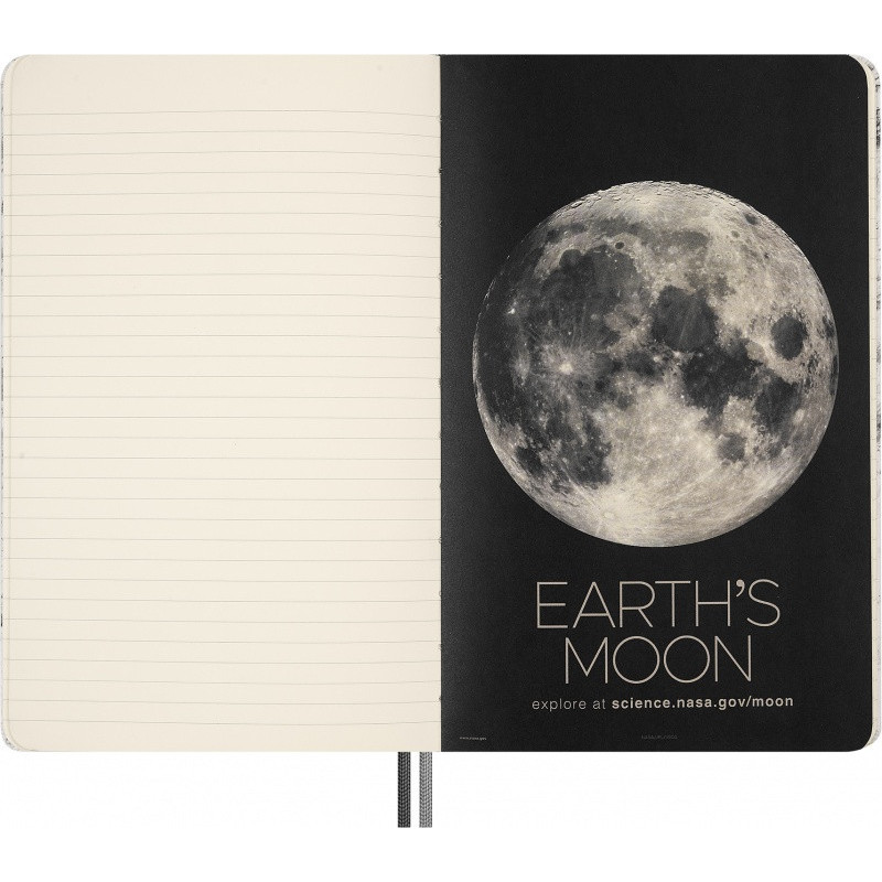 Notes MOLESKINE NASA, L, w linie, box