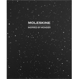 Zestaw MOLESKINE NASA: 2 przypinki + 1 notes L w linie + 4 ołówki