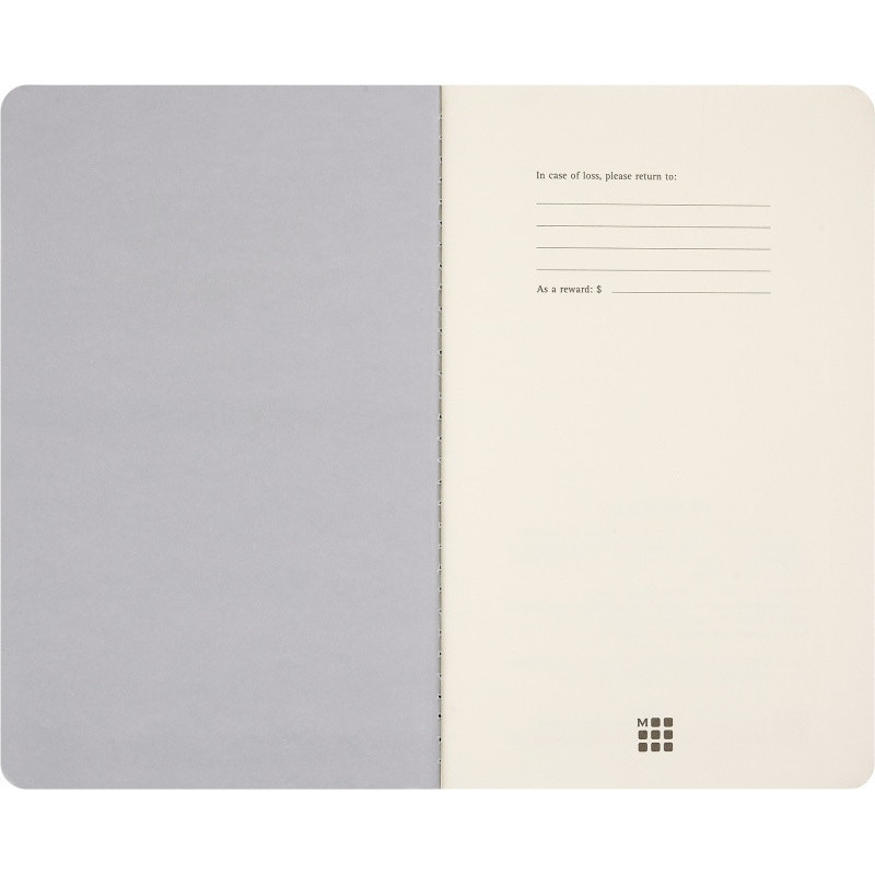 Zestaw 2 zeszytów MOLESKINE Cahier NASA, L, gładkie