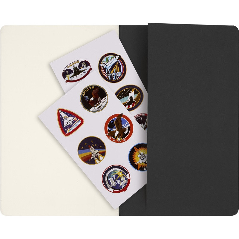 Zestaw 2 zeszytów MOLESKINE Cahier NASA, L, gładkie