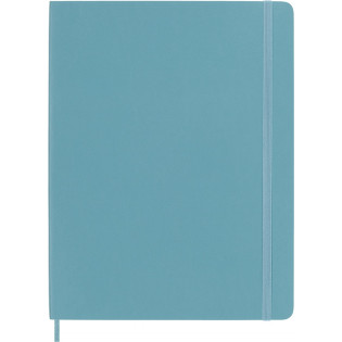 Notatnik MOLESKINE, XL ekstra duży, gładki, miękka okładka, turkusowy