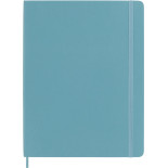 Notatnik MOLESKINE, XL ekstra duży, gładki, miękka okładka, turkusowy