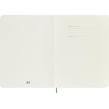 Notatnik MOLESKINE, XL ekstra duży, gładki, miękka okładka, turkusowy