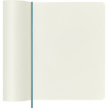 Notatnik MOLESKINE, XL ekstra duży, gładki, miękka okładka, turkusowy